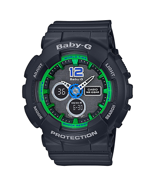 นาฬิกา Casio Baby-G Standard Analog-Digital รุ่น BA-120-1B ของแท้ รับประกัน1ปี