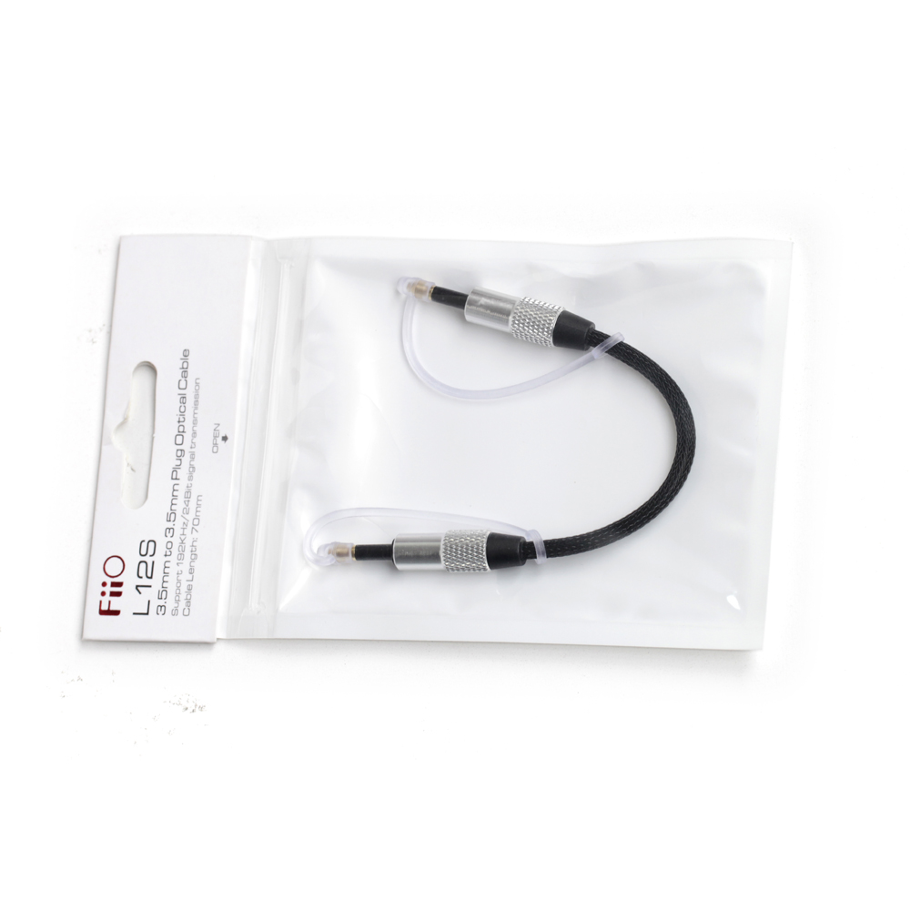 ขาย FiiO L12S สาย Optical To Optical แบบ3.5mm สำหรับ FiiO E17 , AK100 , Macbook Pro แบบสั้น