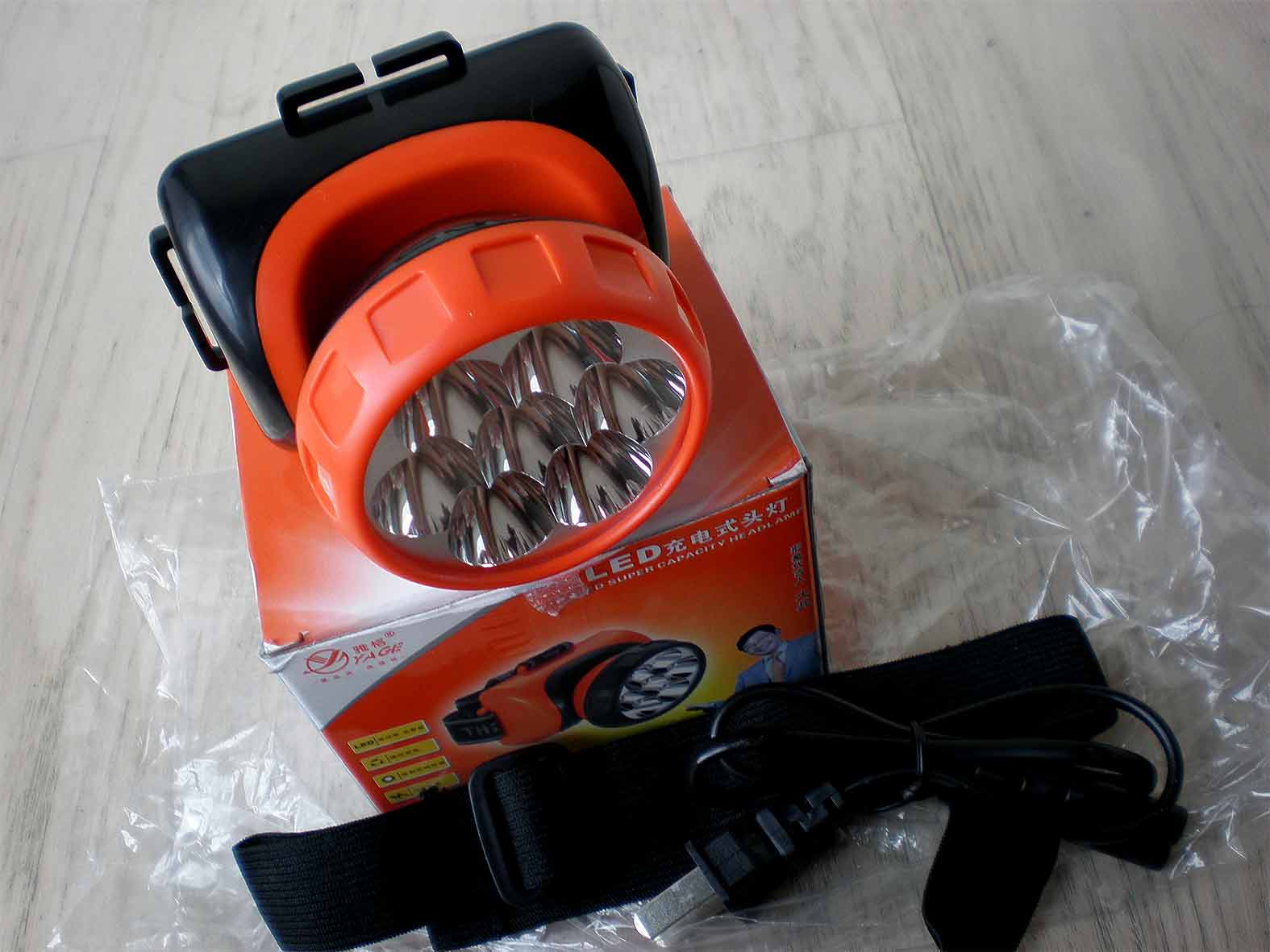 ไฟฉายคาดหัว YG3584 LED 7 ดวง,ไฟฉายคาดหัว (แสงขาว) YG-3584