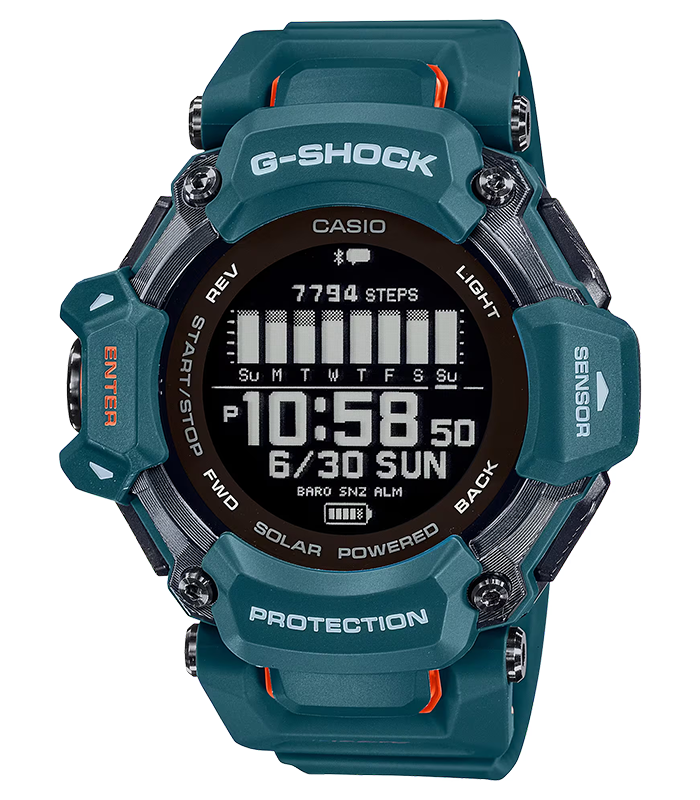 นาฬิกา Casio G-Shock G-SQUAD Heart rate monitor & GPS GBD-H2000 series รุ่น GBD-H2000-2 ของแท้ รับประกัน1ปี