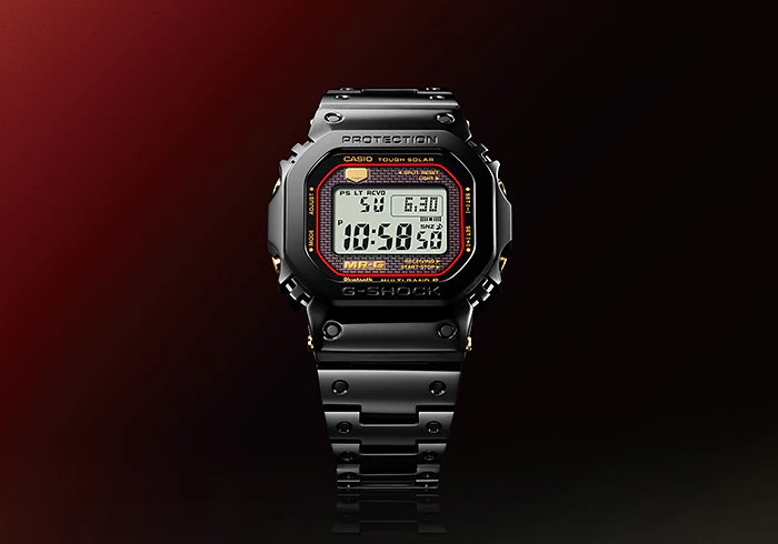 นาฬิกา Casio G-SHOCK Luxury model MR-G with Bluetooth MRG-B5000 series รุ่น MRG-B5000B-1 "Made in Japan" ของแท้ รับประกัน1ปี