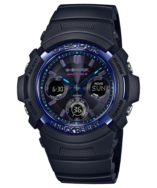 นาฬิกา Casio G-Shock Special color Virtual Blue series รุ่น AWG-M100SVB-1A ของแท้ รับประกัน1ปี