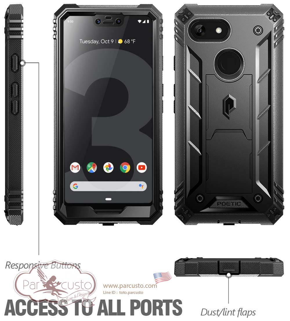 เคสกันกระแทก Google Pixel 3 XL [Revolution] จาก Poetic [Pre-order USA]