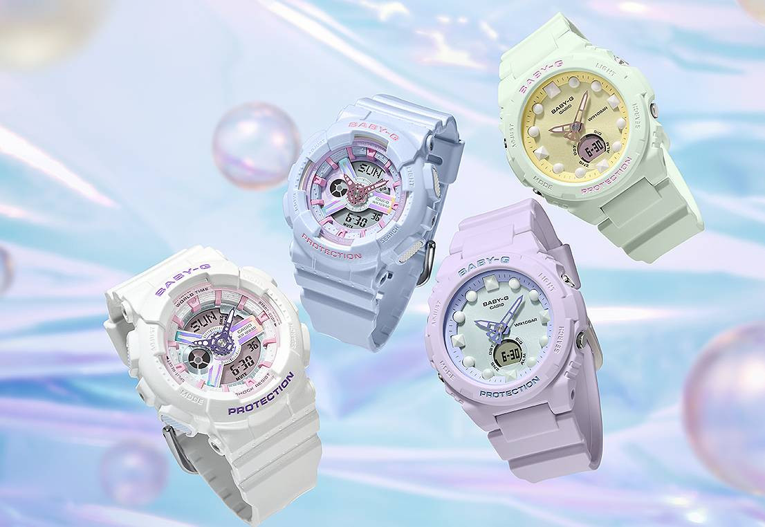 นาฬิกา Casio BABY-G Special Color Fantasy Holographic series รุ่น BGA-320FH-4A ของแท้ รับประกัน1ปี