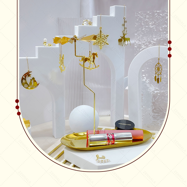 ที่วางเทียนหอม โมบายเชิงเทียน แบบหมุนได้