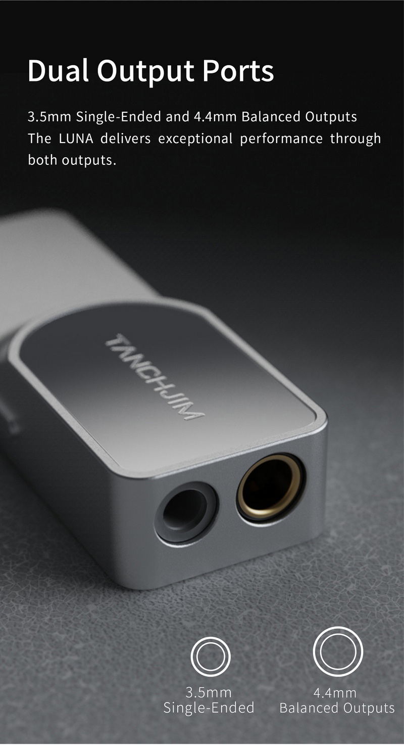 TANCHJIM Luna USB DAC/AMP พกพา ชิป DAC CS43198 x2 ประสิทธิภาพสูง ประกันศูนย์ไทย