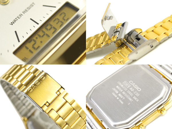 นาฬิกา คาสิโอ Casio STANDARD DIGITAL Vintage รุ่น AQ-230GA-9 ของแท้ รับประกัน1ปี