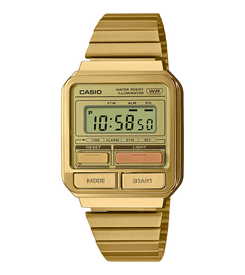 นาฬิกา Casio DIGITAL Vintage A-120 series รุ่น A120WEG-9A ของแท้ รับประกัน1ปี
