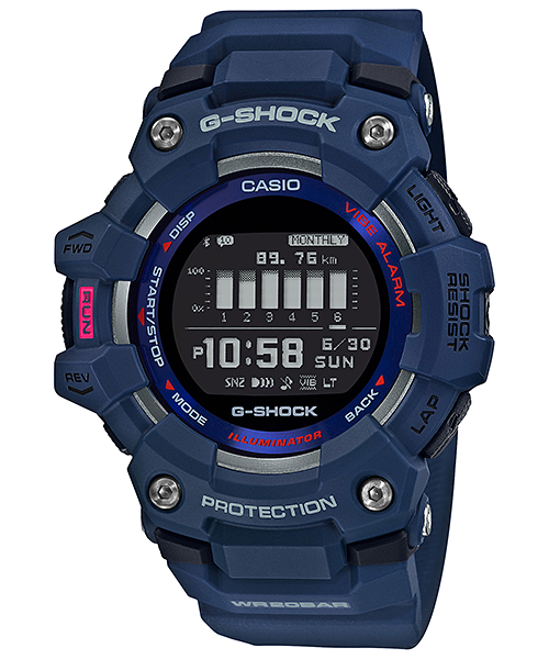 นาฬิกา Casio G-Shock G-SQUAD Step Tracker GBD-100 series รุ่น GBD-100-2 ของแท้ รับประกัน1ปี