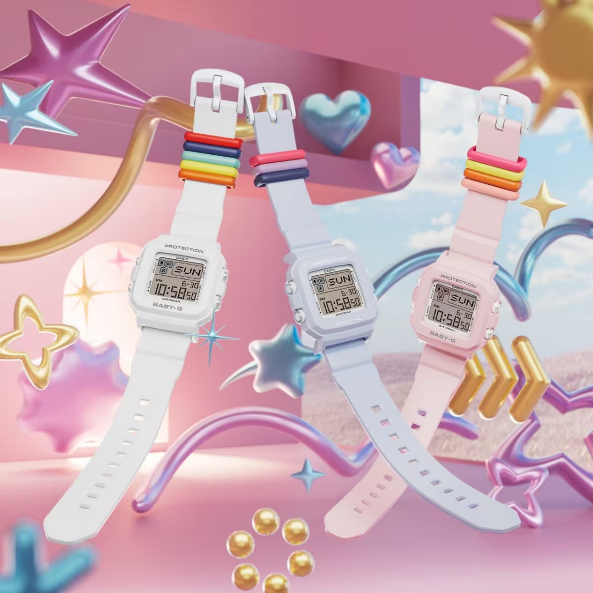 นาฬิกา Casio BABY-G Digital Limited รุ่น BGD-10L-2 ของแท้ รับประกัน1ปี