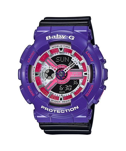 นาฬิกา Casio Baby-G Standard ANALOG-DIGITAL Neo Color series รุ่น BA-110NC-6A ของแท้ รับประกัน1ปี