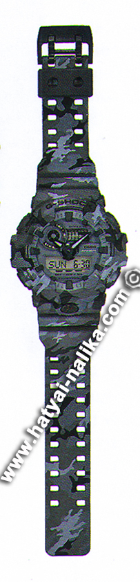 นาฬิกา Casio G-Shock Limited GA-700CM Camouflage series รุ่น GA-700CM-8A (พรางเทา) ของแท้ รับประกัน1ปี