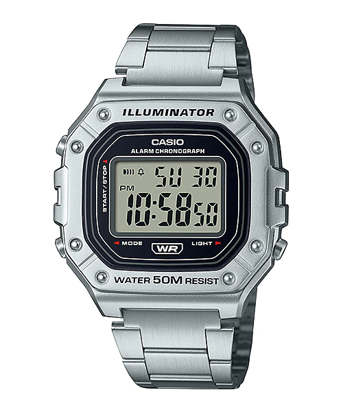 นาฬิกา Casio STANDARD DIGITAL รุ่น W-218HD-1AV ของแท้ รับประกัน1ปี