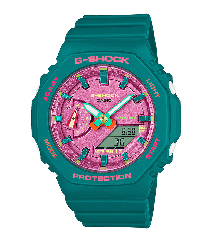 นาฬิกา Casio G-Shock Women ไซส์มินิ GMA-S2100BS Brighten Summer รุ่น GMA-S2100BS-3A ของแท้ รับประกัน1ปี