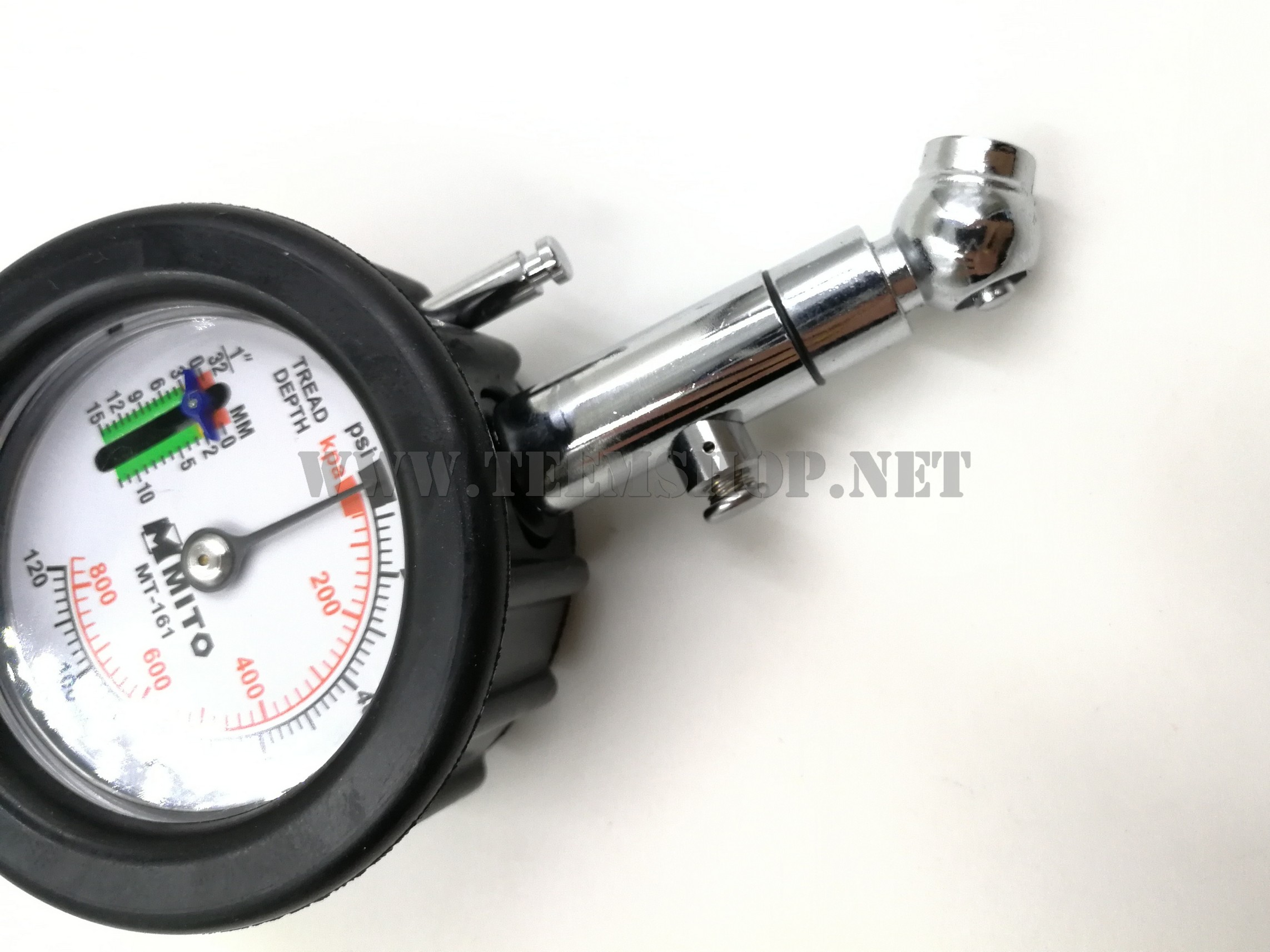 MITO เกจวัดลม พร้อมเกจวัดความลึกดอกยาง 120psi MT-161