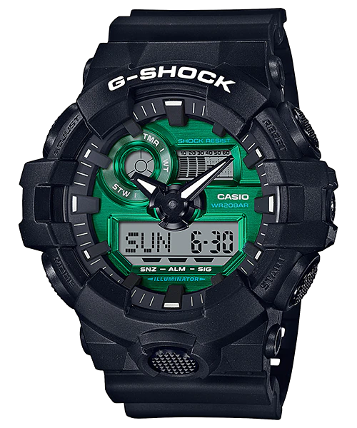 นาฬิกา Casio G-Shock Special color MIDNIGHT GREEN series รุ่น GA-700MG-1A ของแท้ รับประกัน1ปี