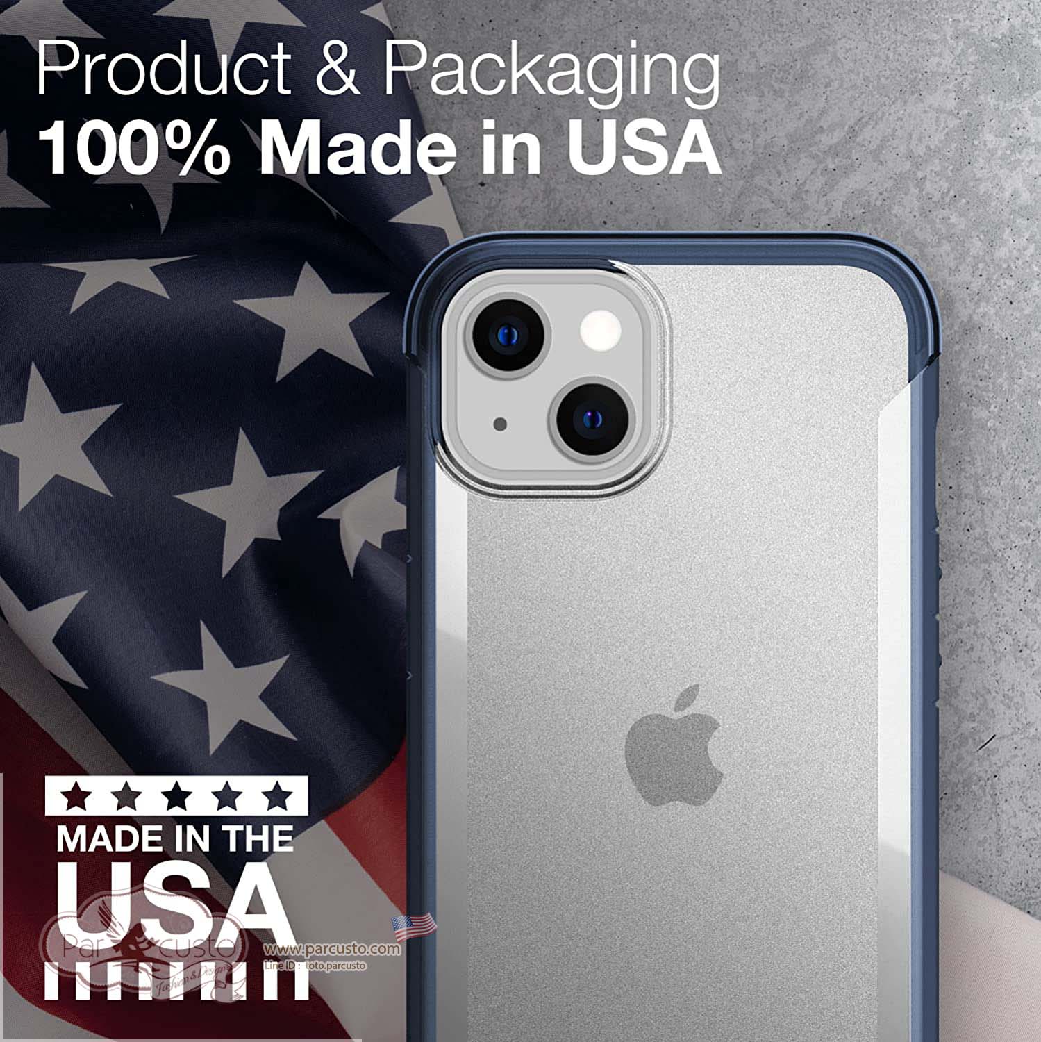 เคสกันกระแทกรักษ์โลกสำหรับ iPhone 13 [Terrain] จาก Raptic [Pre-order USA]