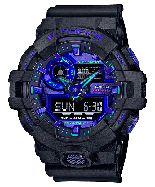 นาฬิกา Casio G-Shock Special color Virtual Blue series รุ่น GA-700VB-1A ของแท้ รับประกัน1ปี