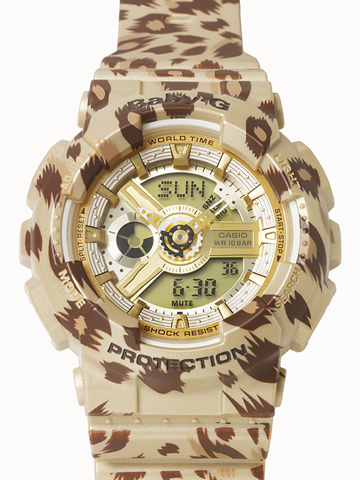 นาฬิกา คาสิโอ Casio Baby-G Girls' Generation Leopard series รุ่น BA-110LP-9A