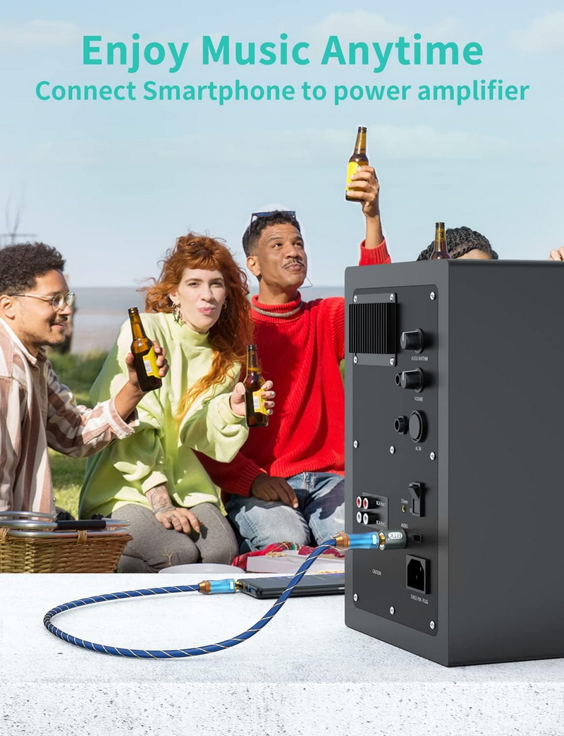 ERTK Grey Adapter แปลง 6.35 to 3.5mm สำหรับเครื่องเสียง ประกันศูนย์ไทย