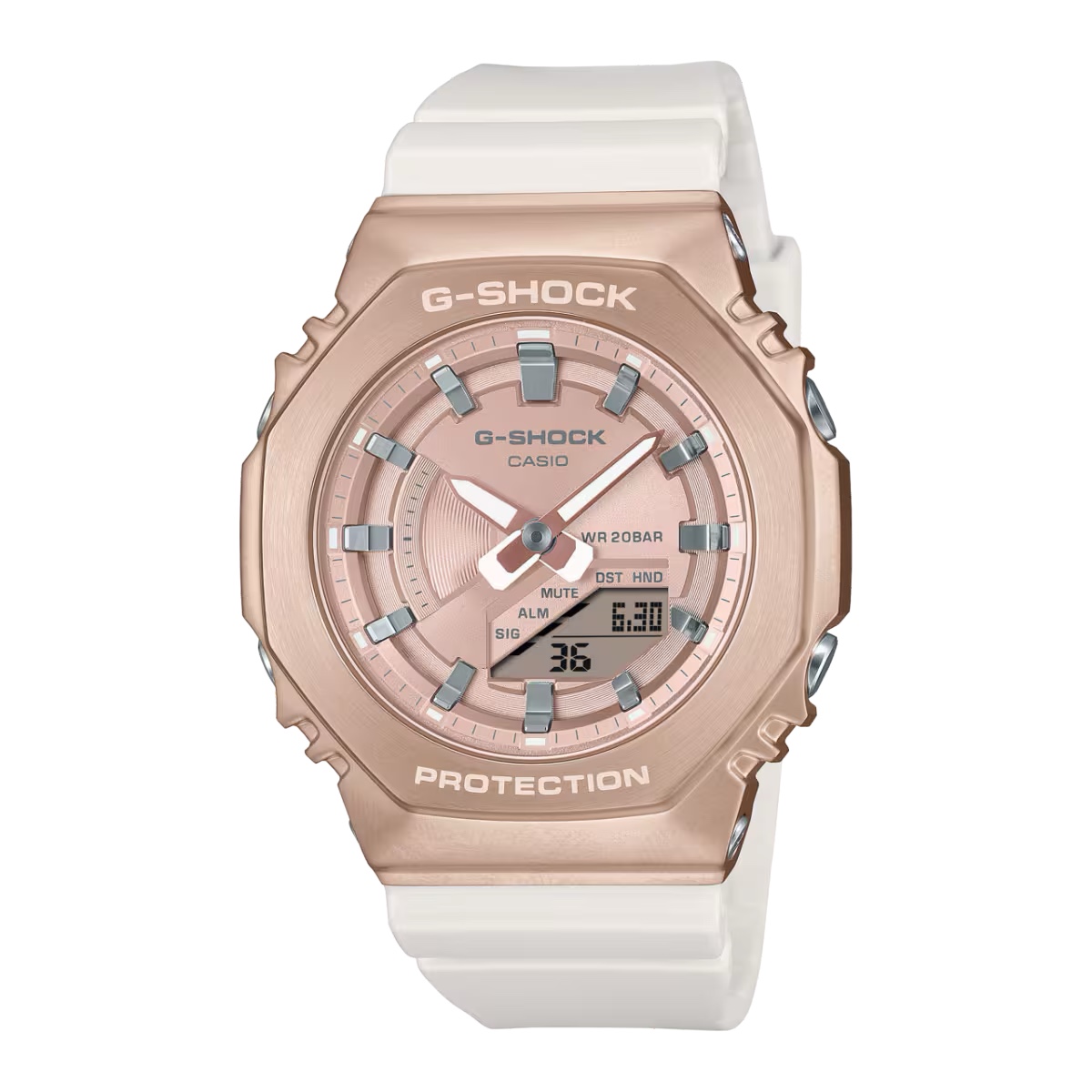 นาฬิกา Casio G-Shock Women ไซส์มินิ Metal Covered รุ่น GM-S2100CW-7A ของแท้ รับประกัน1ปี