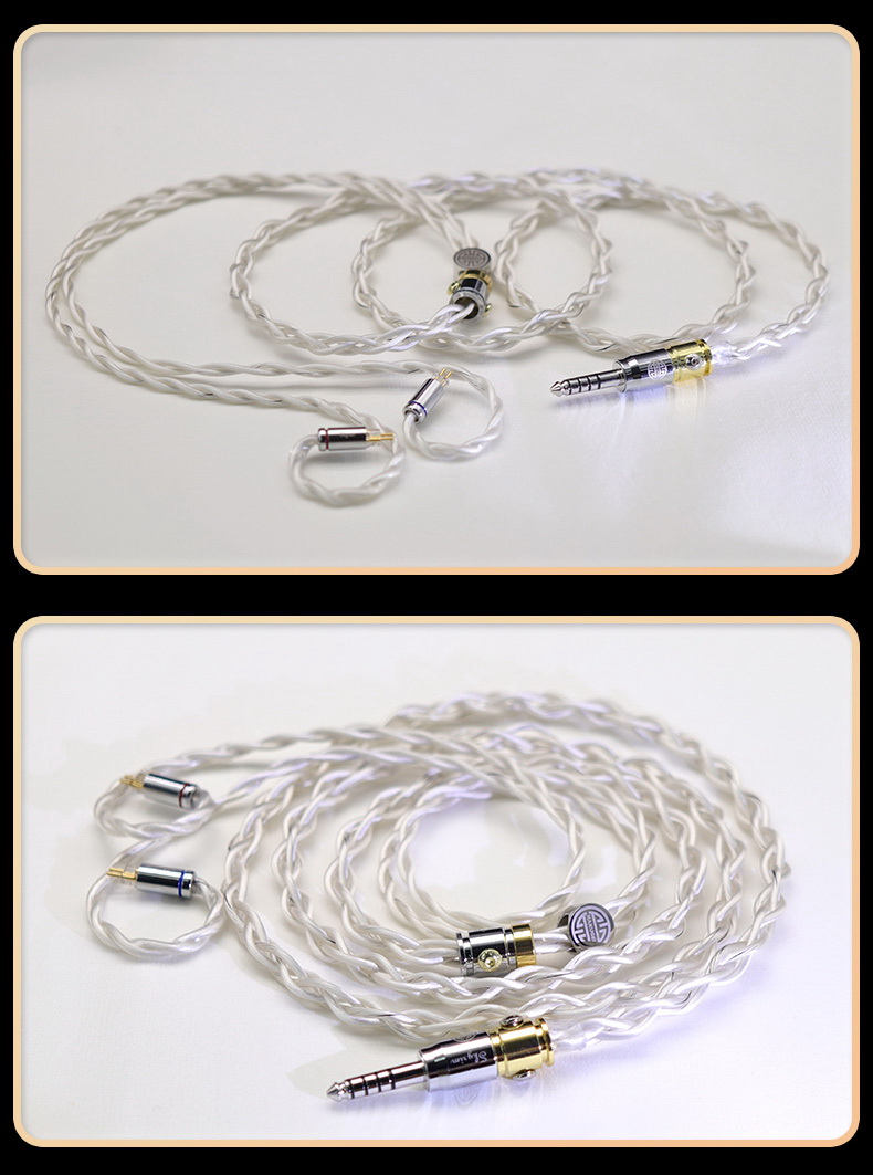 ขาย Hakugei Skyrim สายอัพเกรดหูฟัง 6N OCC Litz + Silver Litz