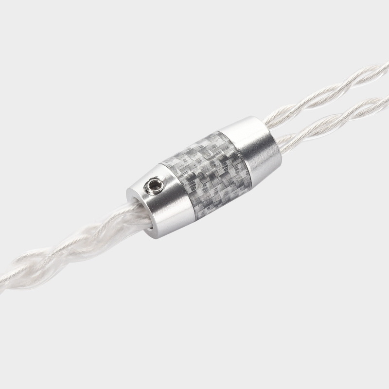 TFZ TC-9 สายอัพเกรดหูฟัง OFC+เงิน+ชุบเงิน หุ้มฉนวนใส 65P PVC สำหรับหูฟัง TFZ