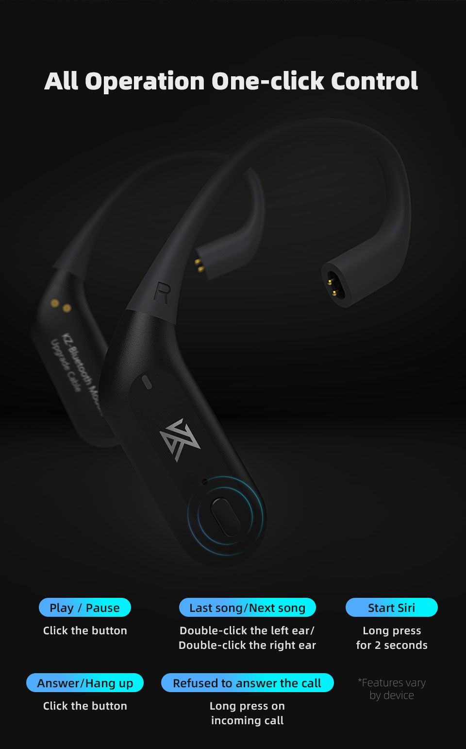 ขาย KZ AZ09 Pro Module Bluetooth 5.2 อัพเกรดหูฟังให้ไร้สาย