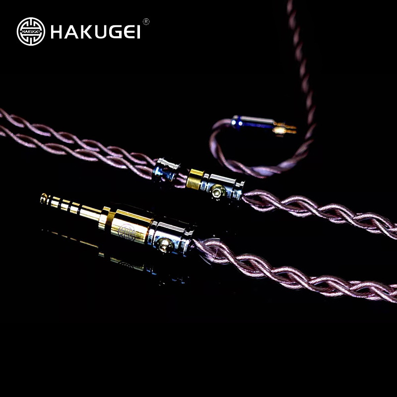 ขาย Hakugei Morning สายอัพเกรดหูฟัง 6N OCC ทองแดง+สายชุบเงิน แบบ Litz