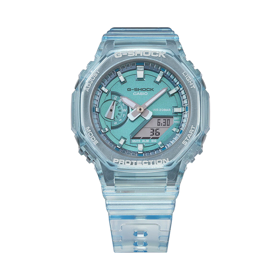 นาฬิกา Casio G-Shock Women ไซส์มินิ GMA-S2100SK Metallic Skeleton series รุ่น GMA-S2100SK-2A ของแท้ รับประกัน1ปี