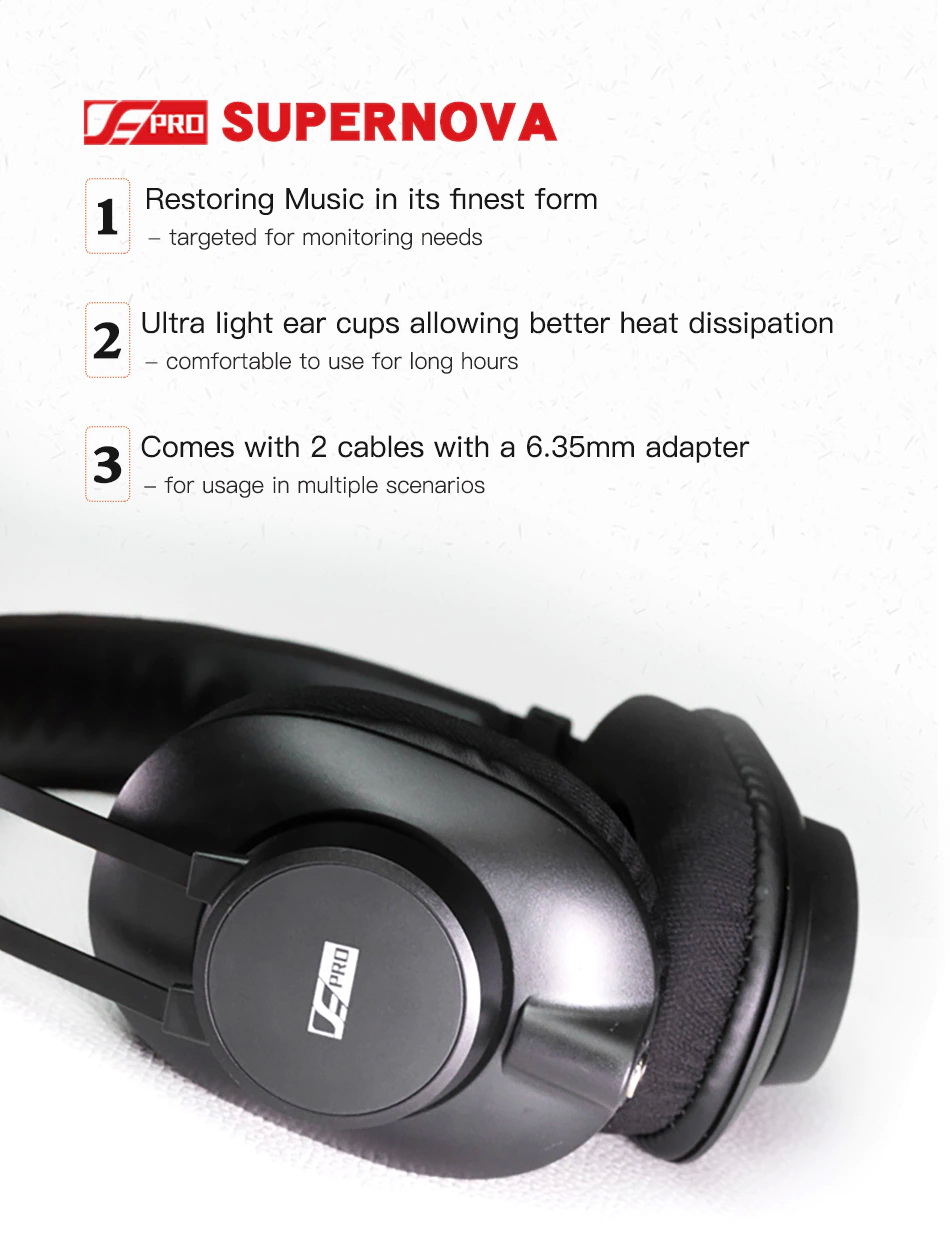 ขาย VE Supernova หูฟัง Headphone คุณภาพเสียงระดับ High Resolution