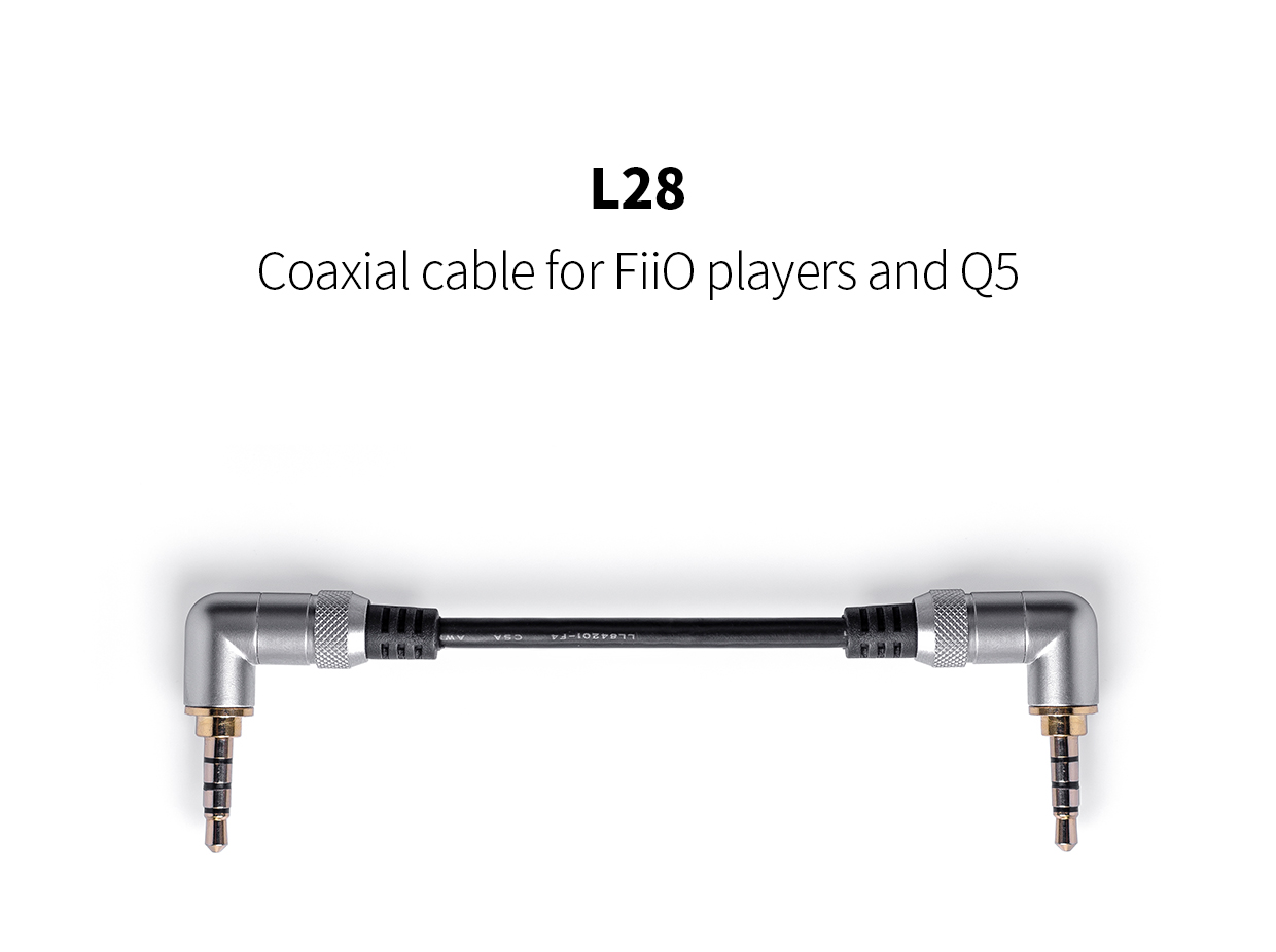 ขาย FiiO L28 สาย Coaxial สำหรับ FiiO Q5 และเครื่องเล่นพกพา FiiO