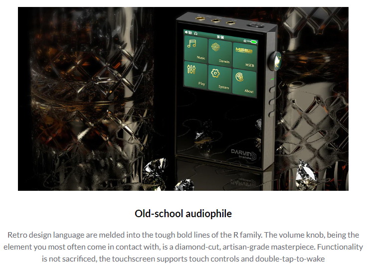 Hiby RS2 เครื่องเล่นเพลงพกพา PureAudio พร้อมสถาปัตยกรรมเสียงดาร์วิน