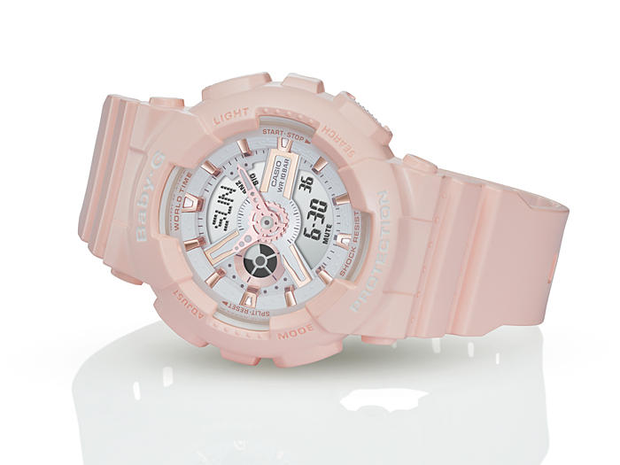 นาฬิกา Casio Baby-G BA-110RG Rose Gold series รุ่น BA-110RG-4A ของแท้ รับประกัน1ปี