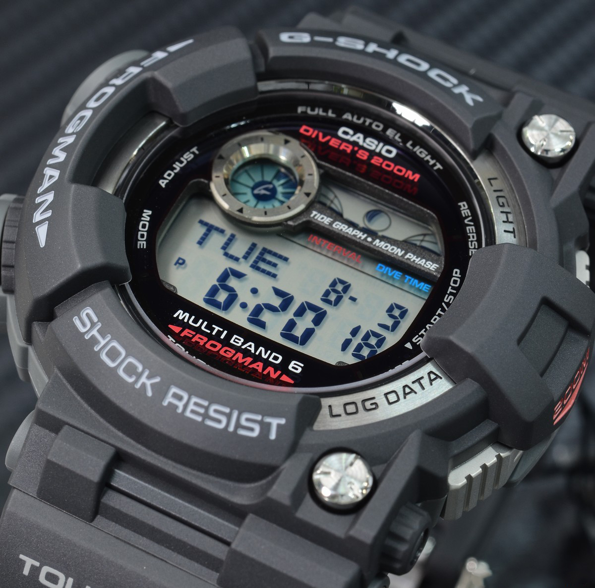 นาฬิกา Casio G-Shock FROGMAN multiband6 รุ่น GWF-1000-1 "Made in Japan" ของแท้ รับประกัน1ปี