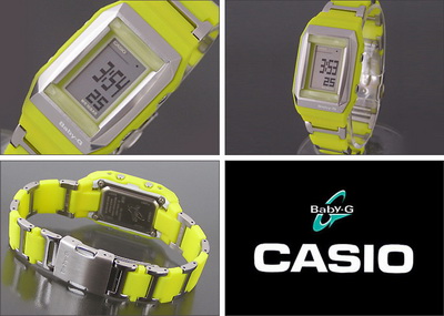 นาฬิกา คาสิโอ Casio Baby-G Standard DIGITAL รุ่น BG-2200C-9 สายข้อแบบกำไล (หายาก)