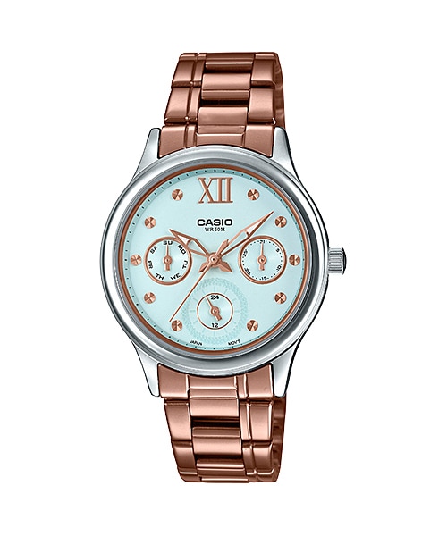 นาฬิกา Casio STANDARD Analog-Ladies' รุ่น LTP-E306R-2AV ของแท้ รับประกัน 1 ปี
