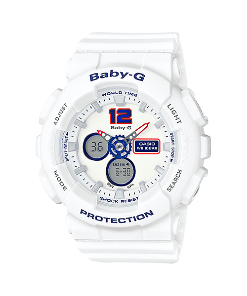 นาฬิกา Casio Baby-G White Tricolor series รุ่น BA-120TR-7B ของแท้ รับประกัน1ปี