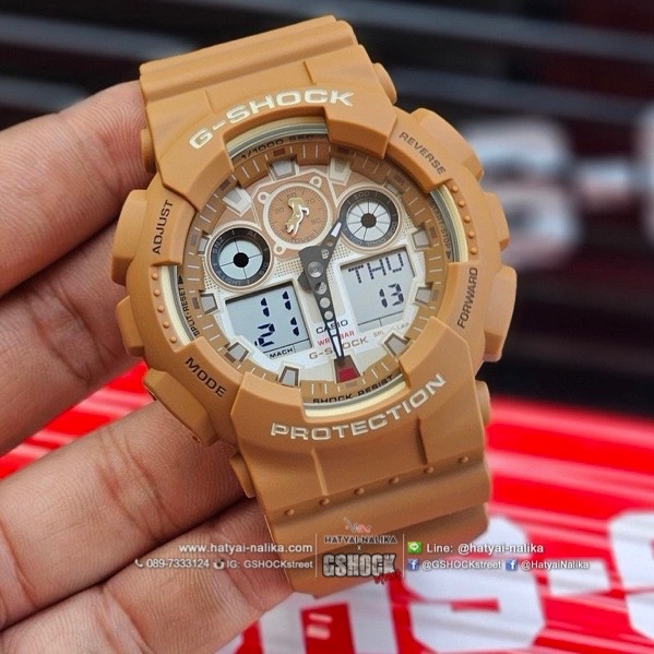 นาฬิกา คาสิโอ Casio G SHOCK Japan Limited Shiba Inu series รุ่น GA-100SHB-5A ของแท้ รับประกัน1ปี