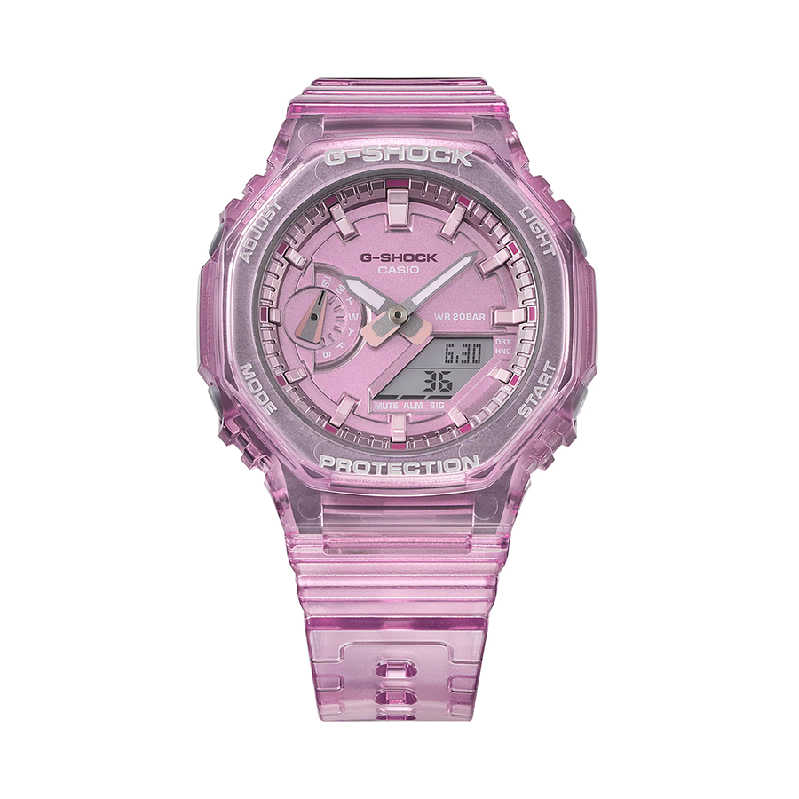 นาฬิกา Casio G-Shock Women ไซส์มินิ GMA-S2100SK Metallic Skeleton series รุ่น GMA-S2100SK-4A ของแท้ รับประกัน1ปี
