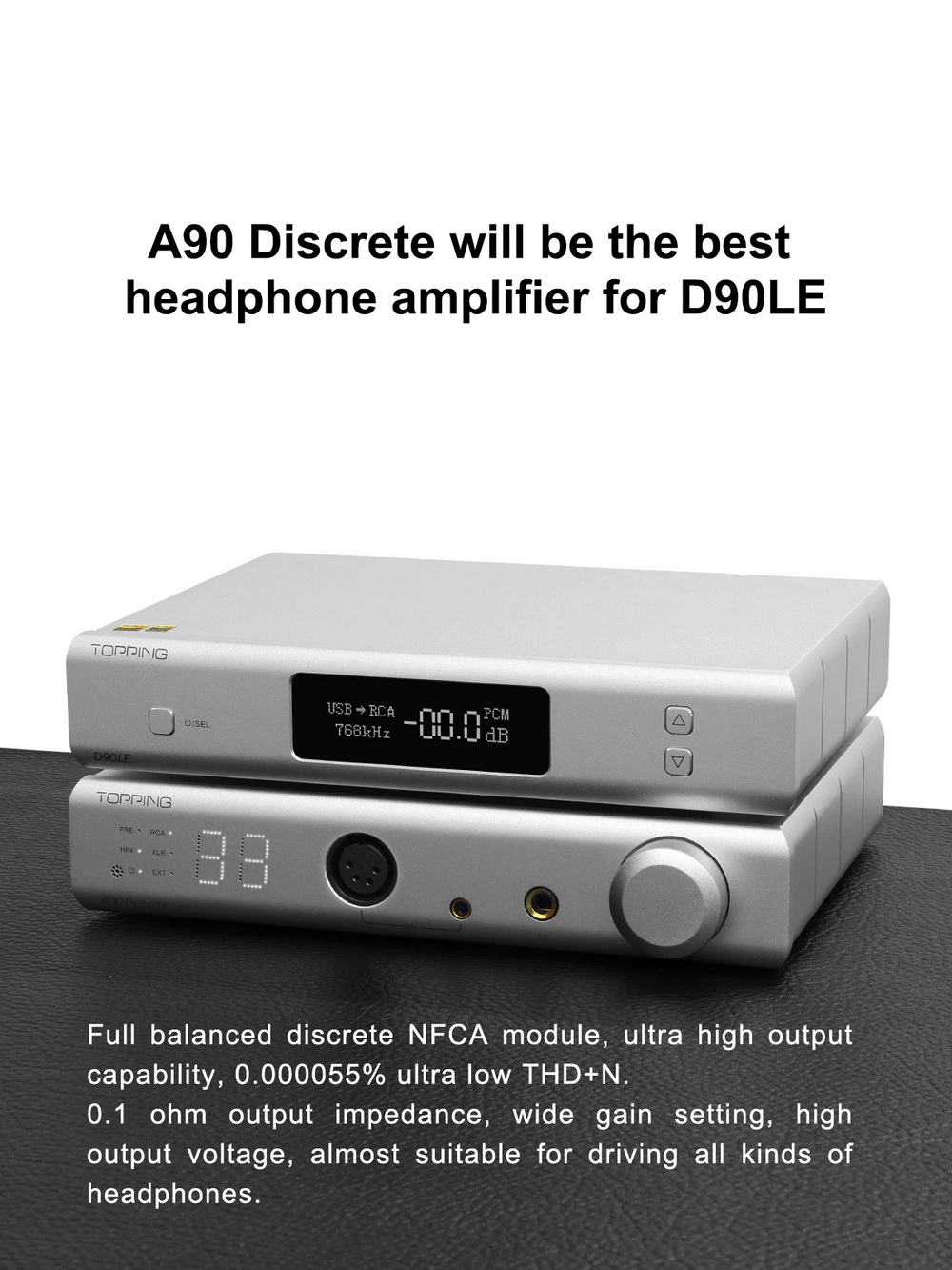 Topping D90LE Fully Balanced DAC รองรับ Dual Hi-Res ประกันศูนย์ไทย