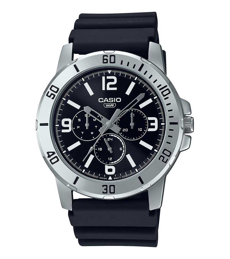 นาฬิกา คาสิโอ Casio STANDARD Analog'men รุ่น MTP-VD300-1B ของแท้ รับประกัน1ปี