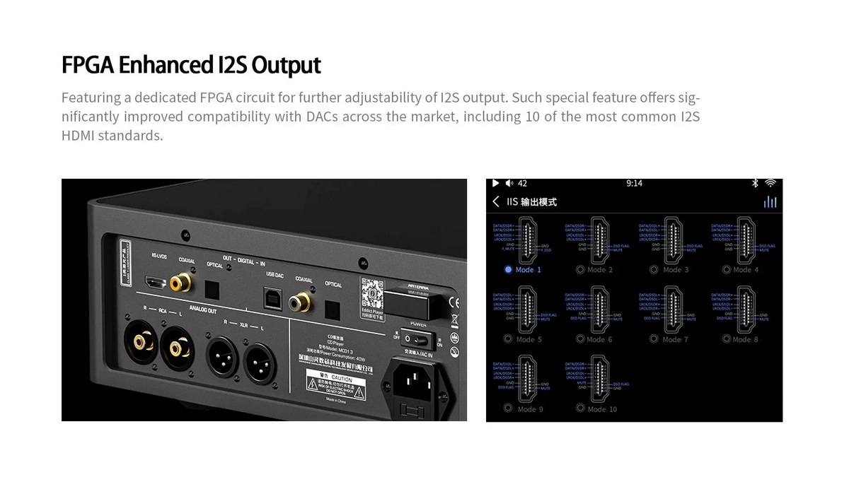 [PreOrder] Shanling MCD1.3 เครื่องเล่นซีดีดิจิตอลชิป AK4499EX+TPA6120 รองรับ MQA-CD, LDAC ประกันศูนย์ไทย