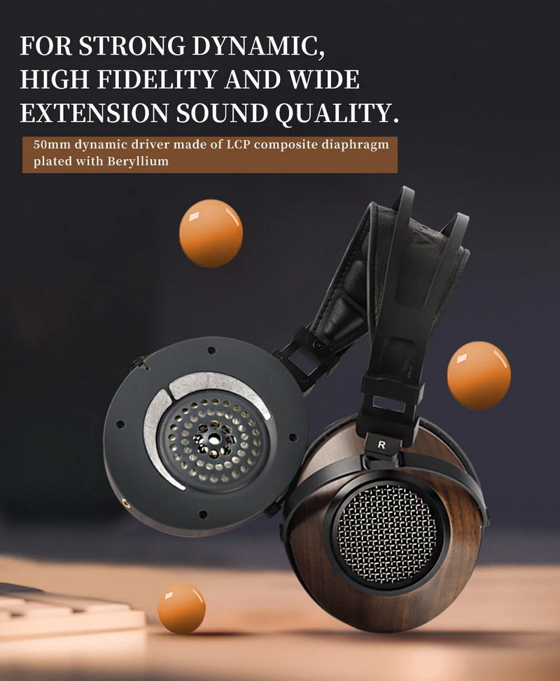 Sivga SV023 หูฟัง Headphone ไดรเวอร์ไดนามิก ไดอะแฟรมชุบเบริลเลียม ไม้แบบเปิดด้านหลัง ประกันศูนย์ไทย