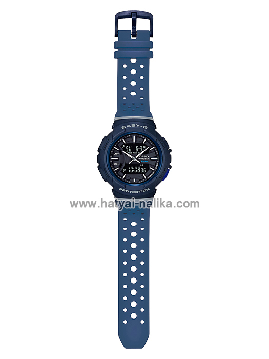 นาฬิกา Casio Baby-G for Running BGA-240 series Twotone Color Block รุ่น BGA-240-2A1 (Navy) ของแท้ รับประกัน1ปี
