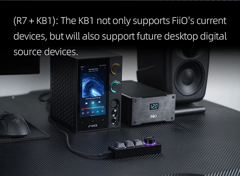 ขาย FiiO KB1 คีย์บอร์ด Mechanical สำหรับเครื่องเสียง ตั้งมาโครได้ ประกันศูนย์ไทย