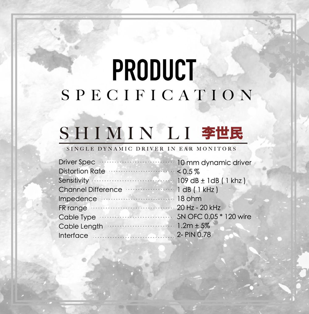 Tangzu Audio Shimin Li หูฟัง IEMs กระแสแรง ตำนานบทถัดไป