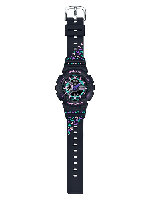 นาฬิกา Casio Baby-G Special Color Throwback 90’ Geometric pattern series รุ่น BA-110TH-1A ของแท้ รับประกัน1ปี