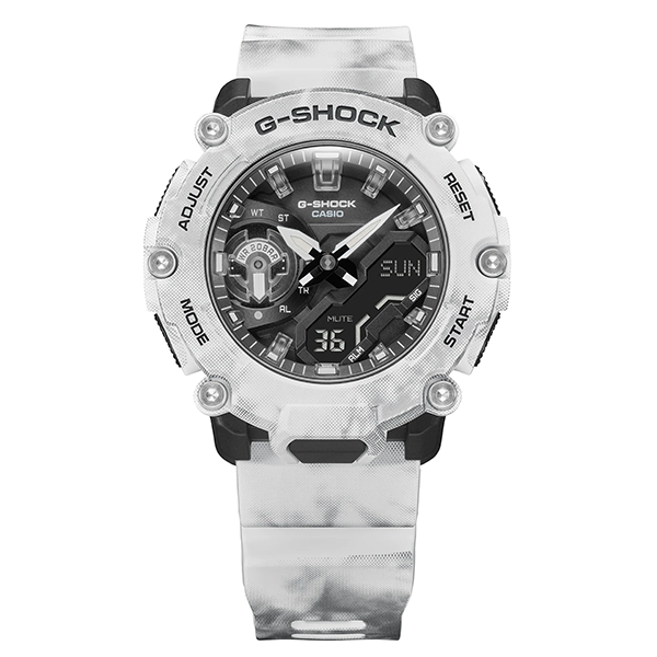 นาฬิกา Casio G-Shock Special Color GRUNGE SNOW CAMOUFLAGE series รุ่น GA-2200GC-7A ของแท้ รับประกัน1ปี