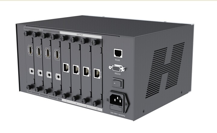 LKV4x4 HDbitT 4X4 Video over IP Modular Matrix